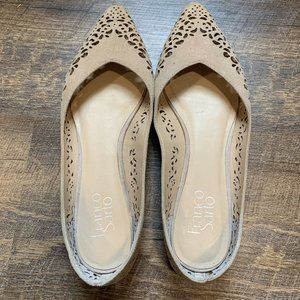 Franco Sarto pointed size 9 flats